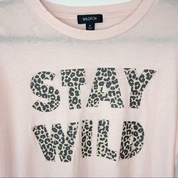 NWT!! WILDFOX Stay Wild KeKe Tee - Picture 2 of 6
